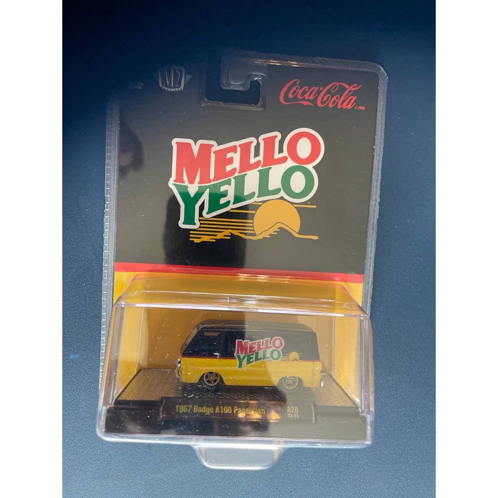 M2 Machines 1967 Dodge A100 Panel Van Mello Yello Coca-Cola Diecast 1:64 52500